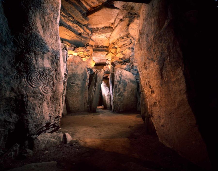 The stone passage inside Newgrange